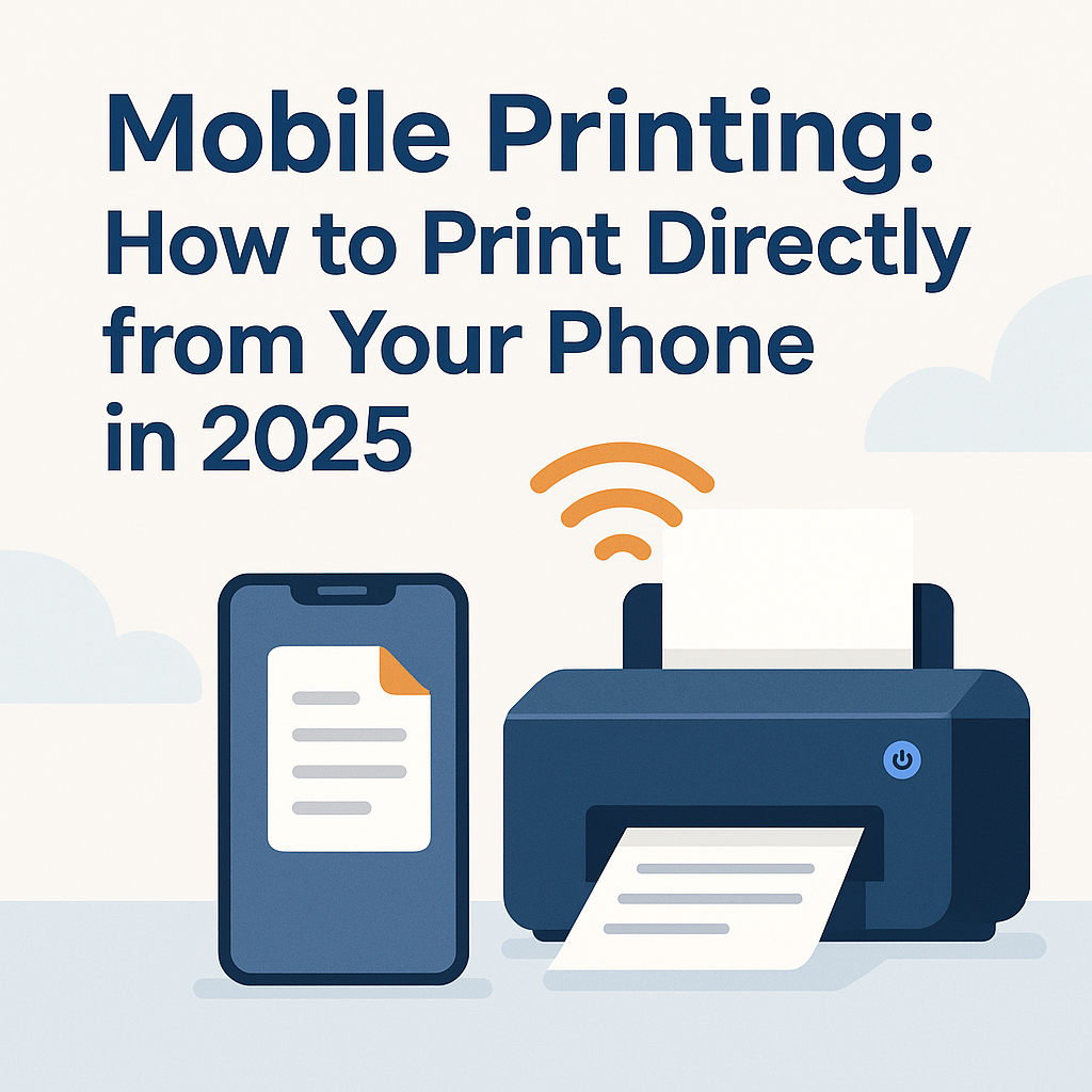 Mobile Printing: How to Print Directly from Your Phone in 2025 